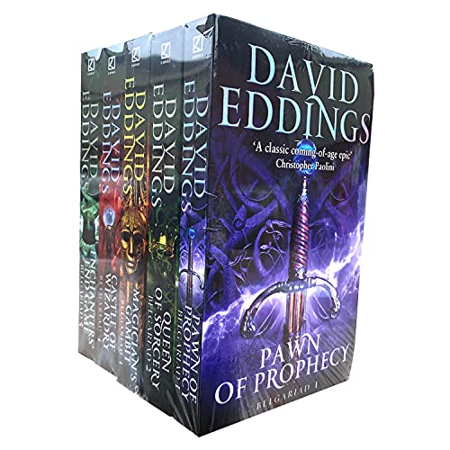 Die Belgariad-Reihe 1 bis 5, Buchsammlung von David Eddings (Pawn Of Prophecy, Queen Of Sorcery, Magician's Gambit und 2 mehr)